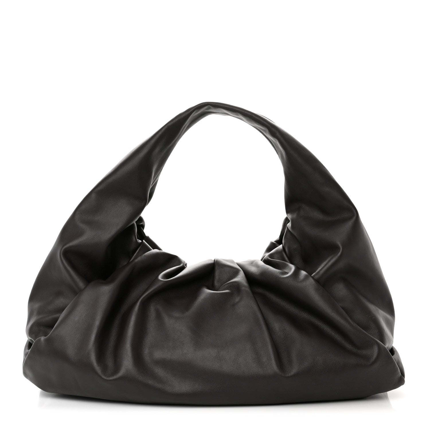 Bottega Veneta Smooth Butter Calfskin Large The Shoulder Pouch Brownie 1 of 12