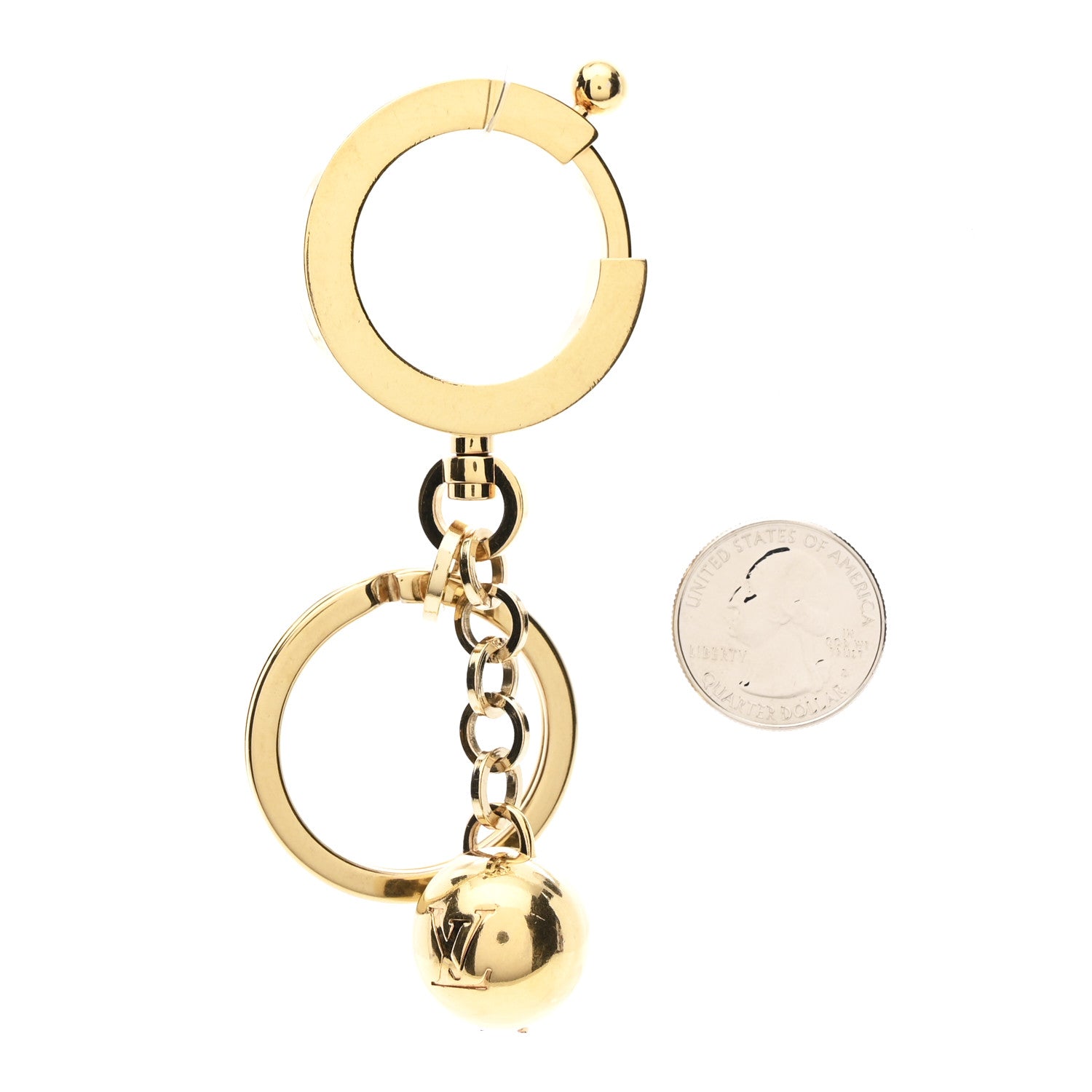 Louis Vuitton Swing Key Holder Gold 1777516 – FASHIONPHILE