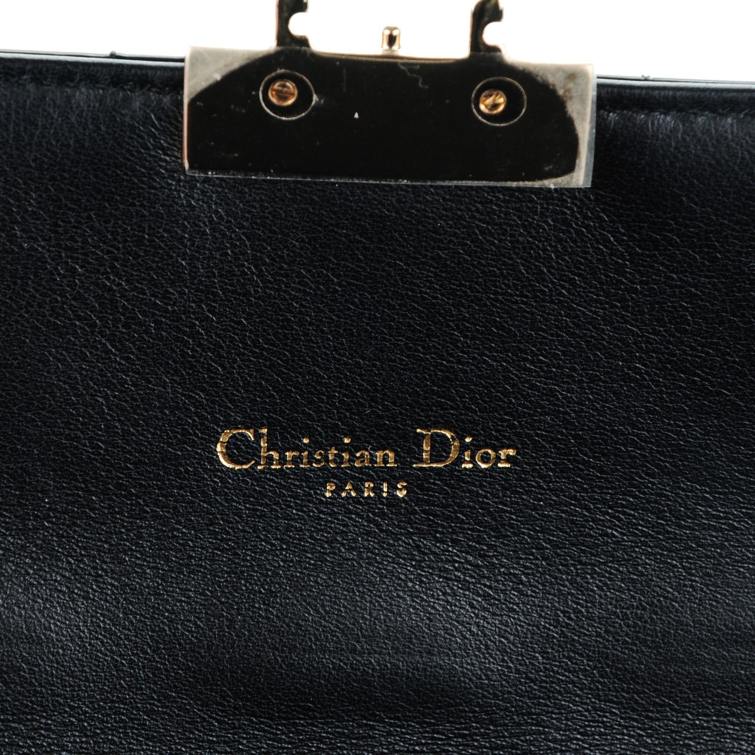 Christian Dior Patent Cannage Miss Dior Promenade Pouch Black 6 of 7