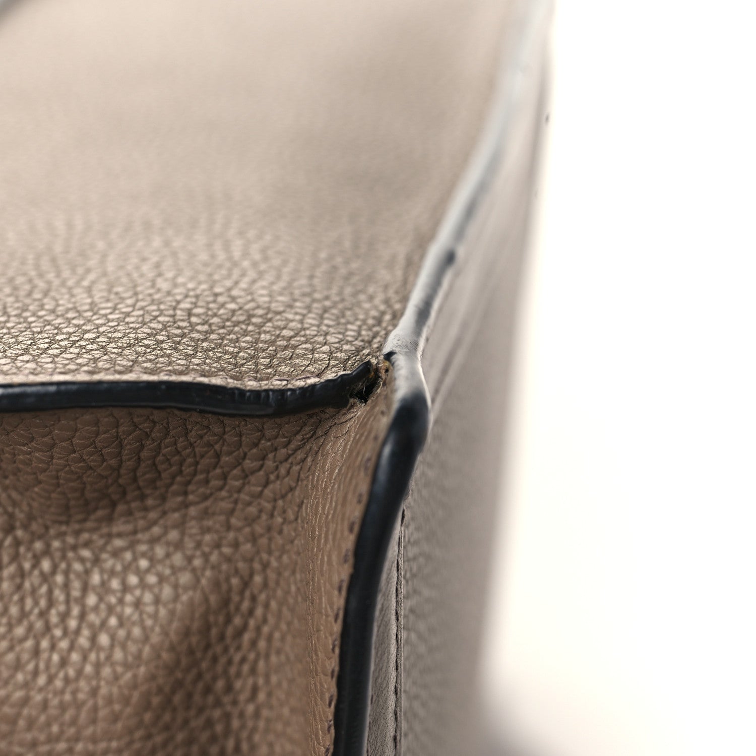 Loewe Grained Calfskin Medium Barcelona Shoulder Bag Taupe 10 of 11