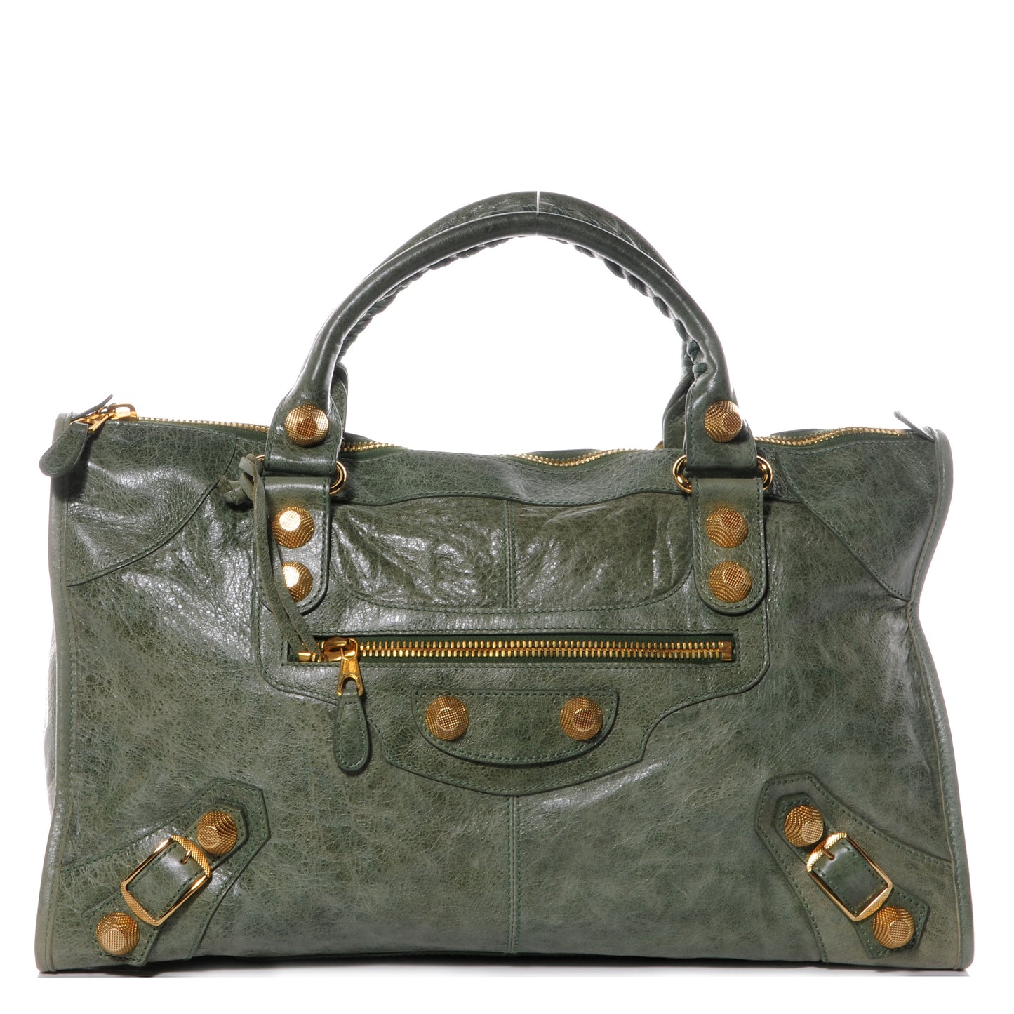 Agneau Giant 21 Gold Hardware Work Vert Thyme