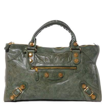 Balenciaga Agneau Giant 21 Gold Hardware Work Vert Thyme 1 of 8