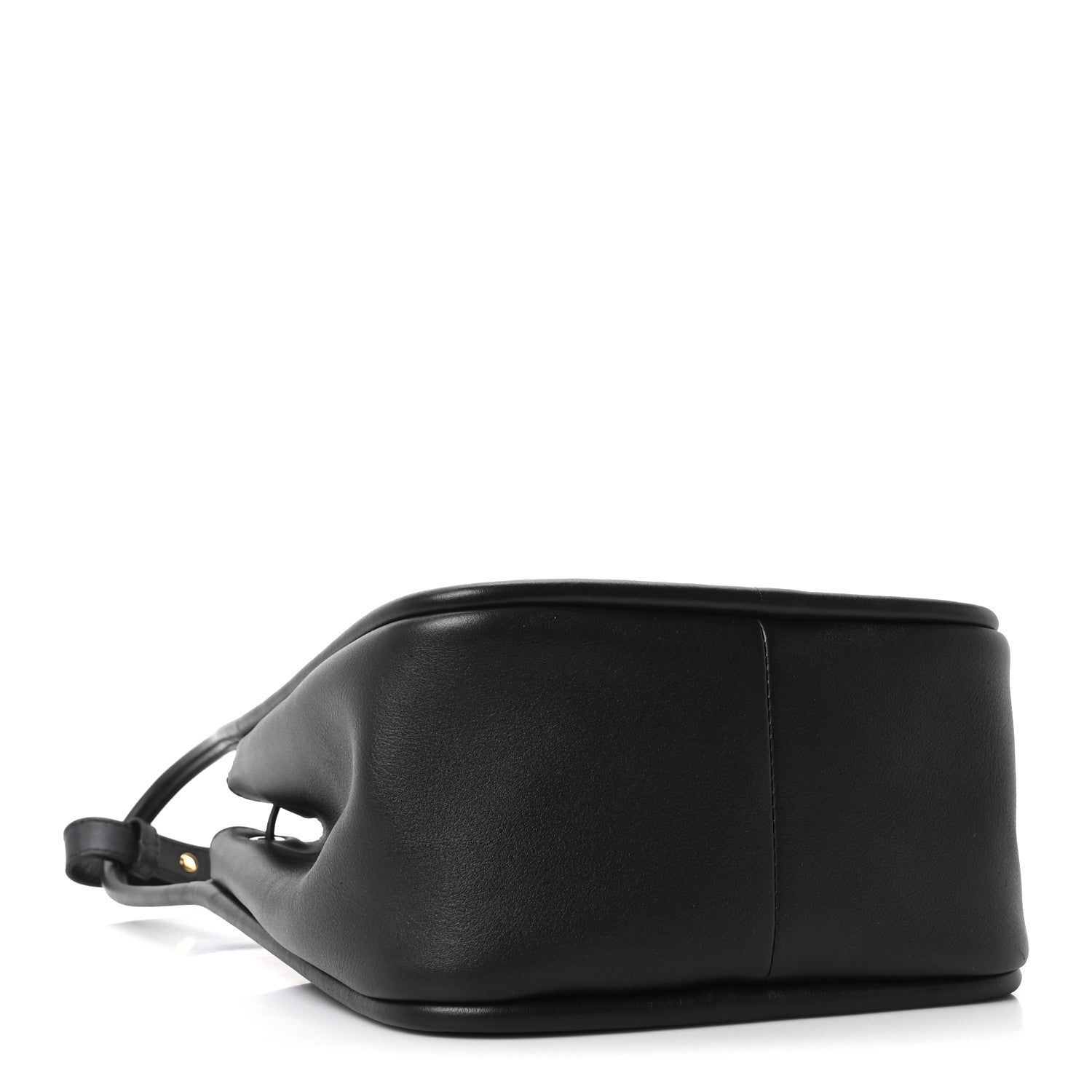 Prada Soft Calfskin Mini Darling Bucket Bag Black 4 of 10