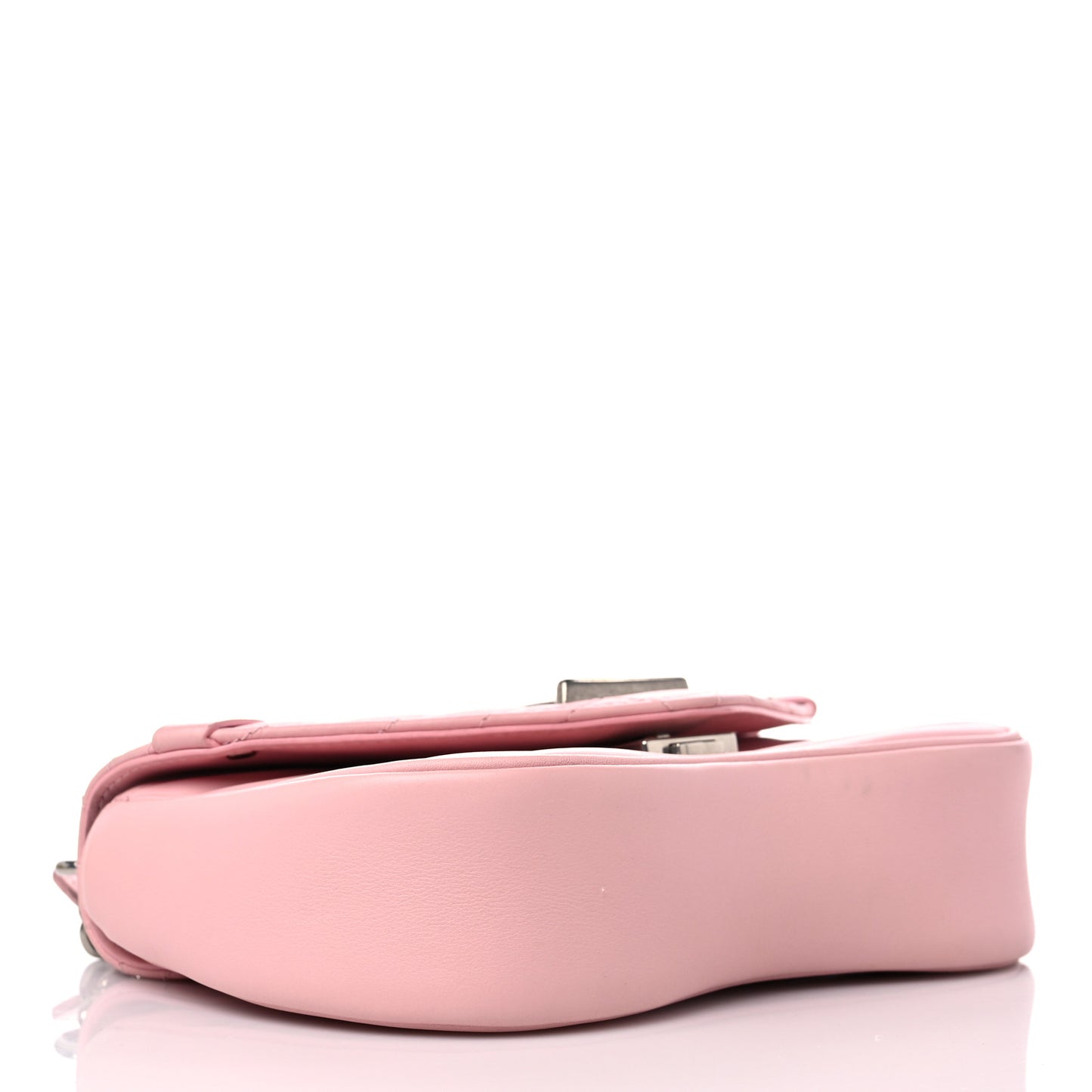 Calfskin New Wave Chain MM Smoothie Pink