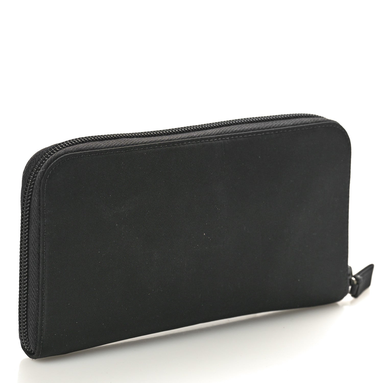Prada Tessuto Nylon Zip Around Wallet Black 3 of 7