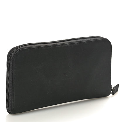 Prada Tessuto Nylon Zip Around Wallet Black 3 of 7