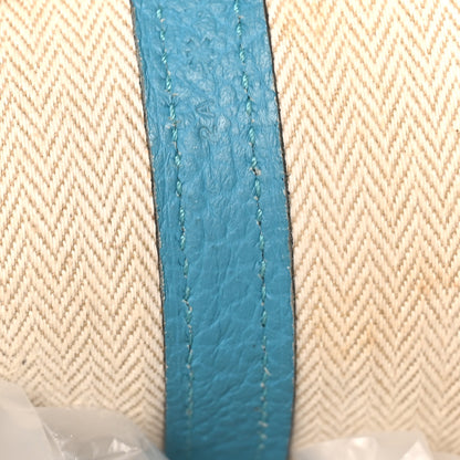 Hermes Vache Country Garden Party 30 TPM Turquoise 7 of 11