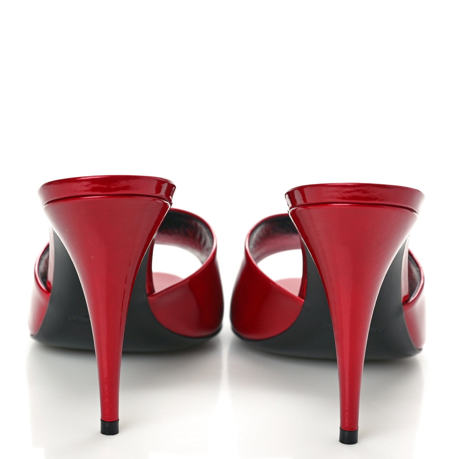 Saint Laurent Patent Sexy 95mm Pumps 39 Red 5 of 12
