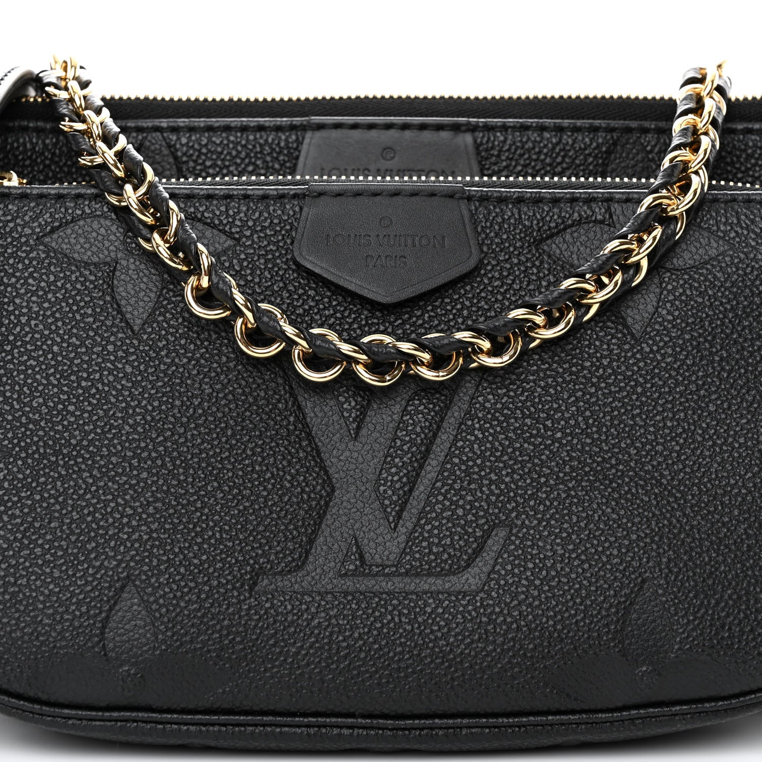 Louis Vuitton Empreinte Monogram Giant Multi Pochette Accessories Black 7 of 9