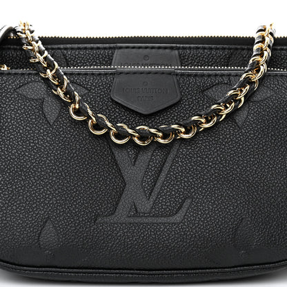 Louis Vuitton Empreinte Monogram Giant Multi Pochette Accessories Black 7 of 9