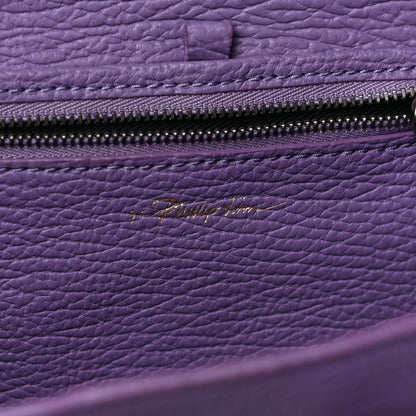 3.1 Phillip Lim Textured Calfskin Mini Pashli Satchel Violet 6 of 10
