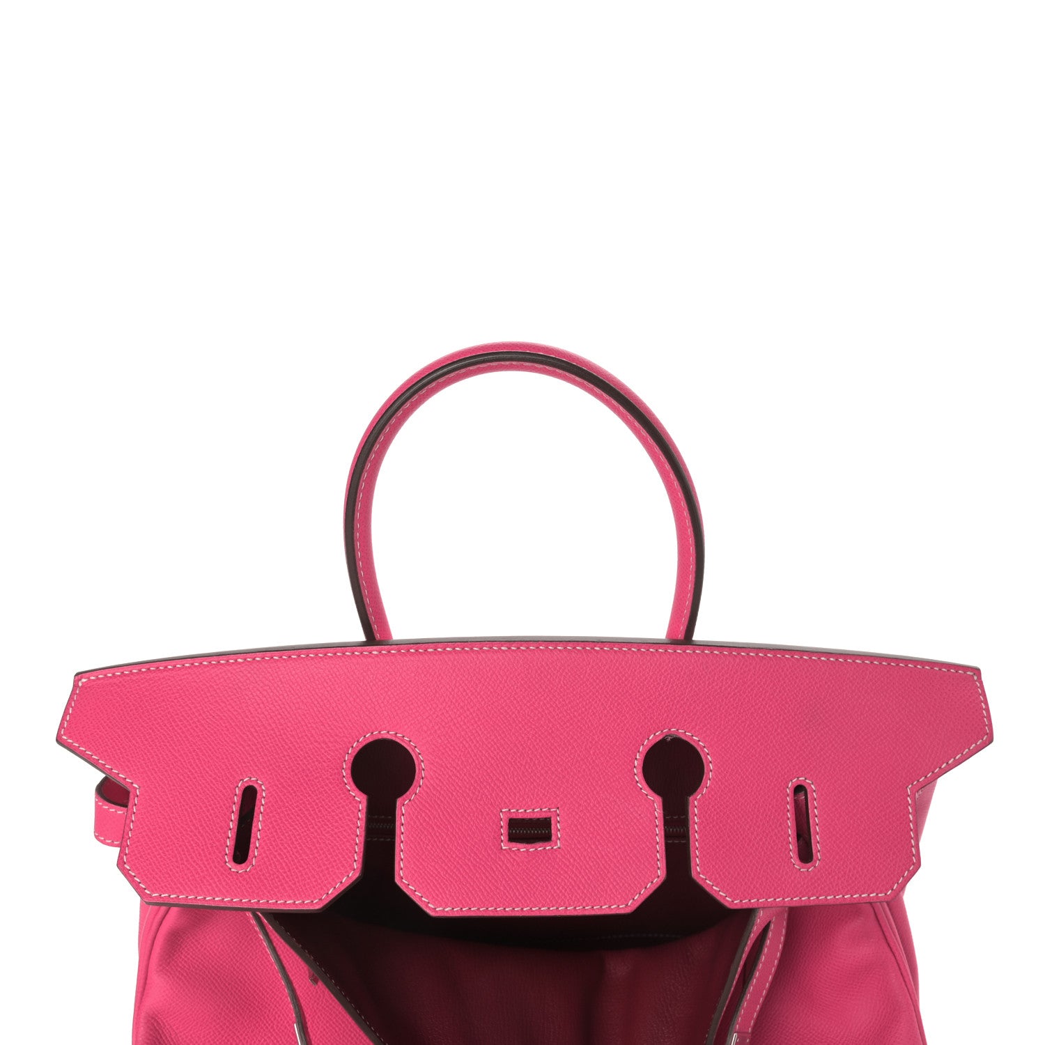 Hermes Epsom Candy Birkin 35 Rose Tyrien Rubis 16 of 43