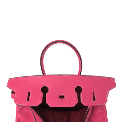 Hermes Epsom Candy Birkin 35 Rose Tyrien Rubis 16 of 43