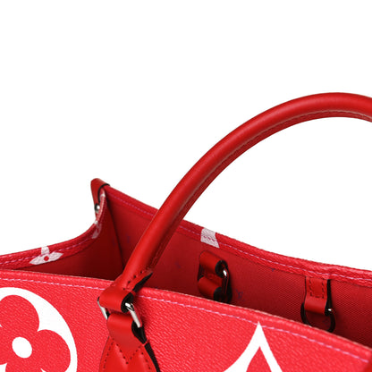 Louis Vuitton Monogram Escale Onthego GM Rouge 13 of 13