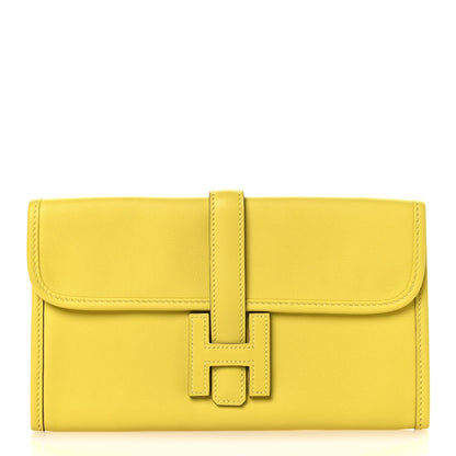 Hermes Swift Jige Duo Clutch Jaune De Naples 1 of 7