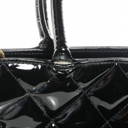 Chanel Patent Medallion Tote Black 9 of 9