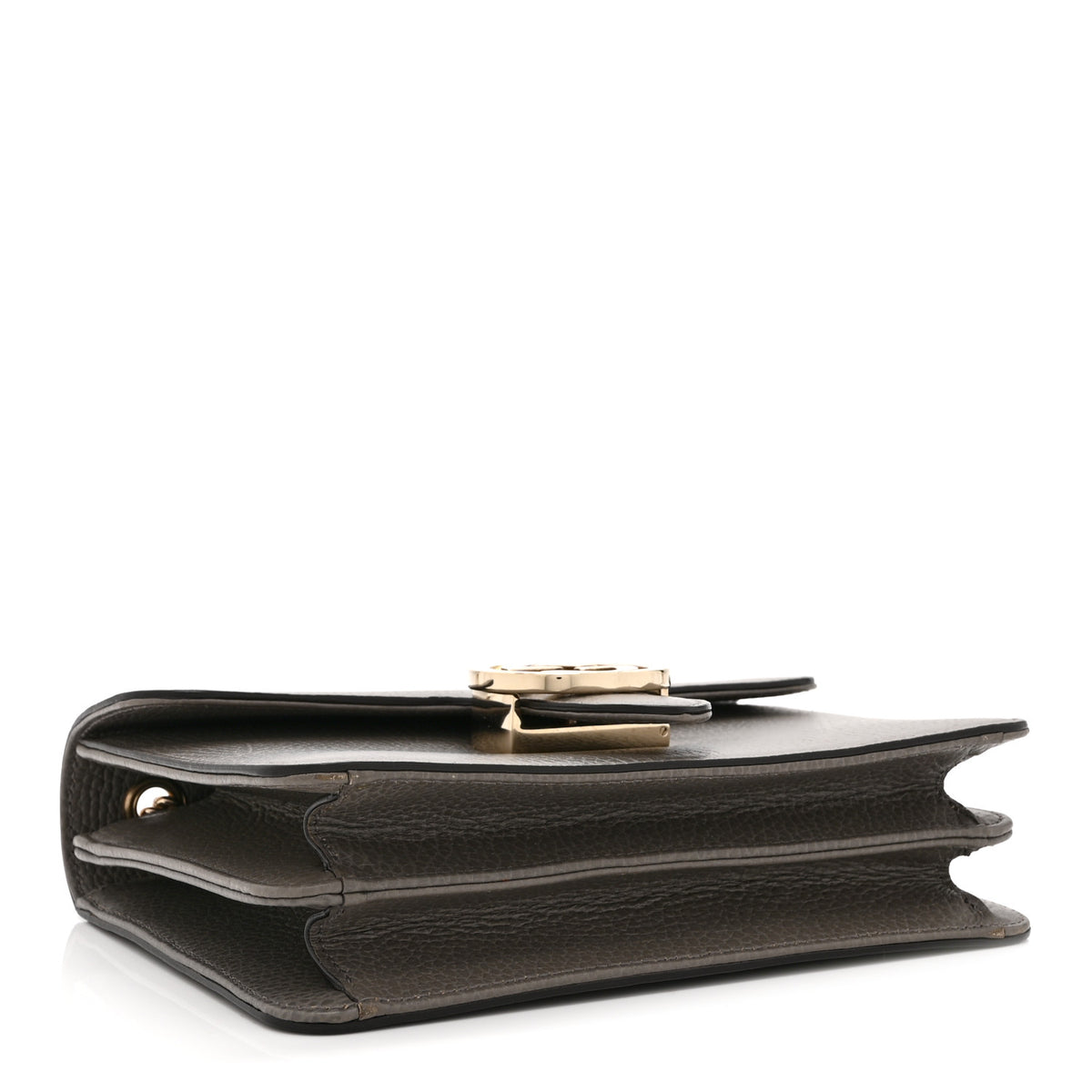 Dollar Calfskin Small Interlocking G Shoulder Bag Loess
