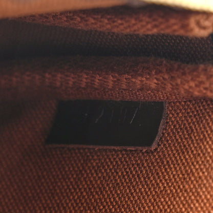 Louis Vuitton Damier Ebene 2017 Christmas Animation Penguins Mini Pochette Accessories Blue 7 of 14