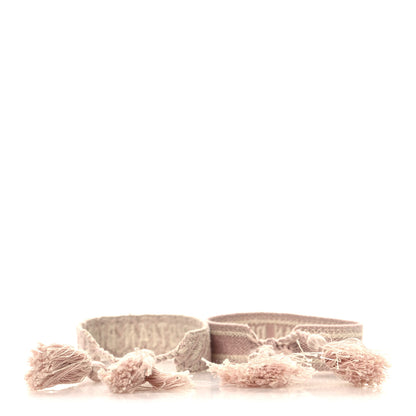 Christian Dior Woven Cotton J'Adior Friendship Bracelet Set Pink 3 of 4