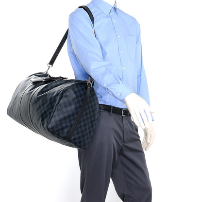 Louis Vuitton Damier Cobalt Keepall Bandouliere 55 2 of 7