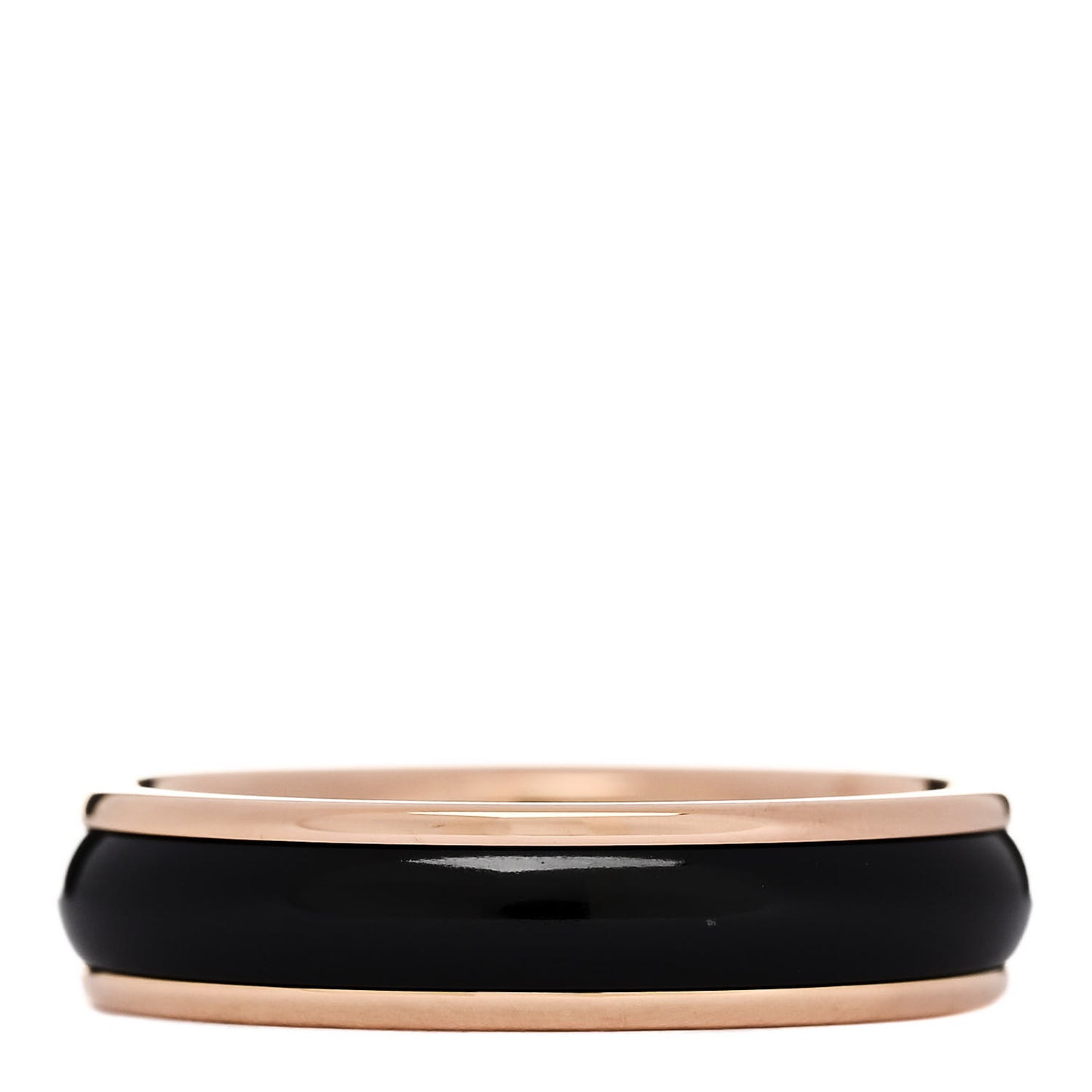 18K Rose Gold Titanium Classic Wedding Band Ring 49 5 Black