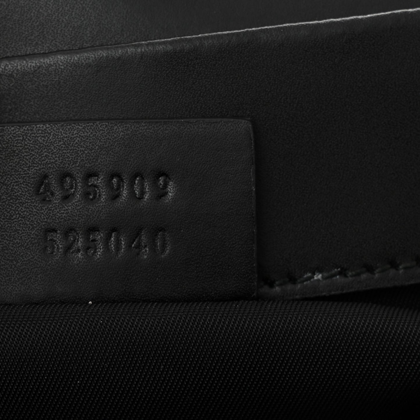 GG Supreme Monogram Web Messenger Diaper Bag Black Grey