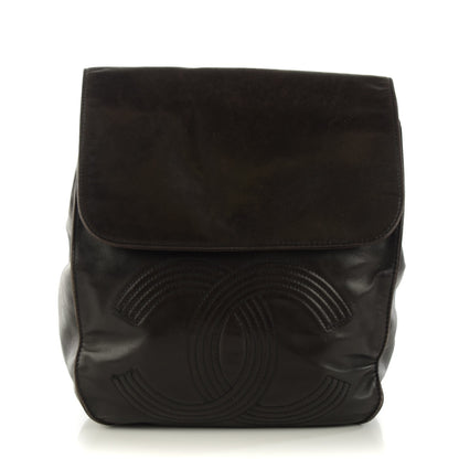 Chanel Lambskin CC Backpack Brown 1 of 7