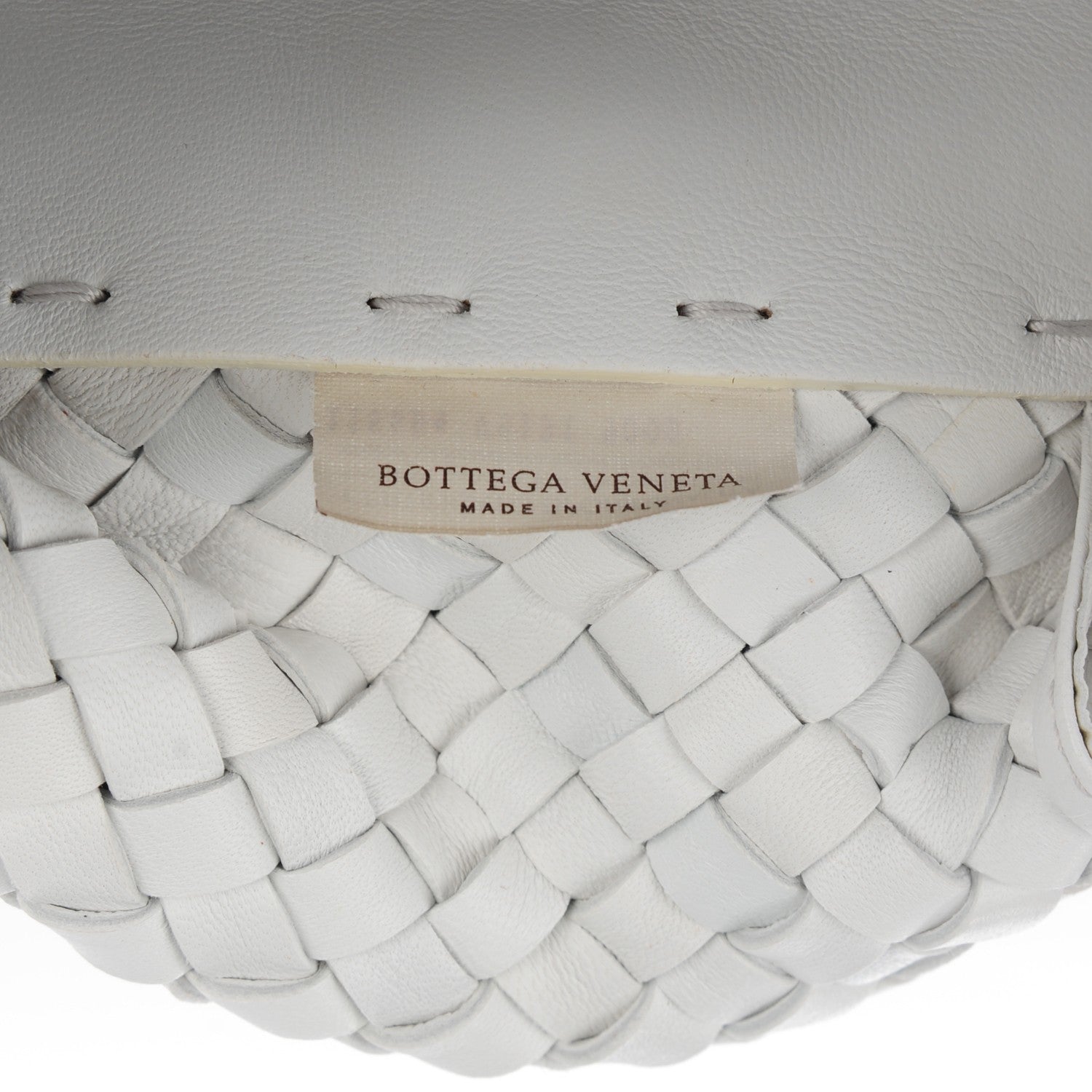 Bottega Veneta Nappa Intrecciato Medium Cabat Bianco White 7 of 8