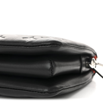 Louis Vuitton Lambskin Embossed Monogram Coussin BB Black 17 of 17
