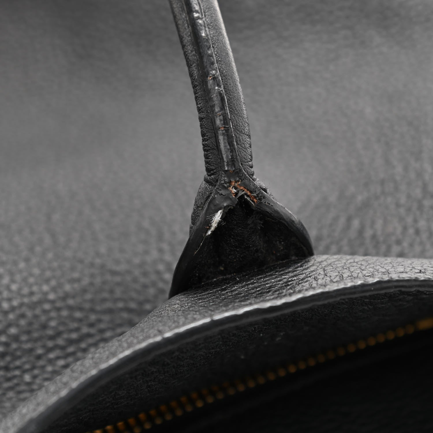 Prada Vitello Daino Side Zip Tote Black 8 of 9