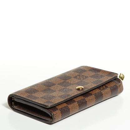 Louis Vuitton Damier Ebene Porte-Monnaie Billets Tresor Wallet 4 of 8