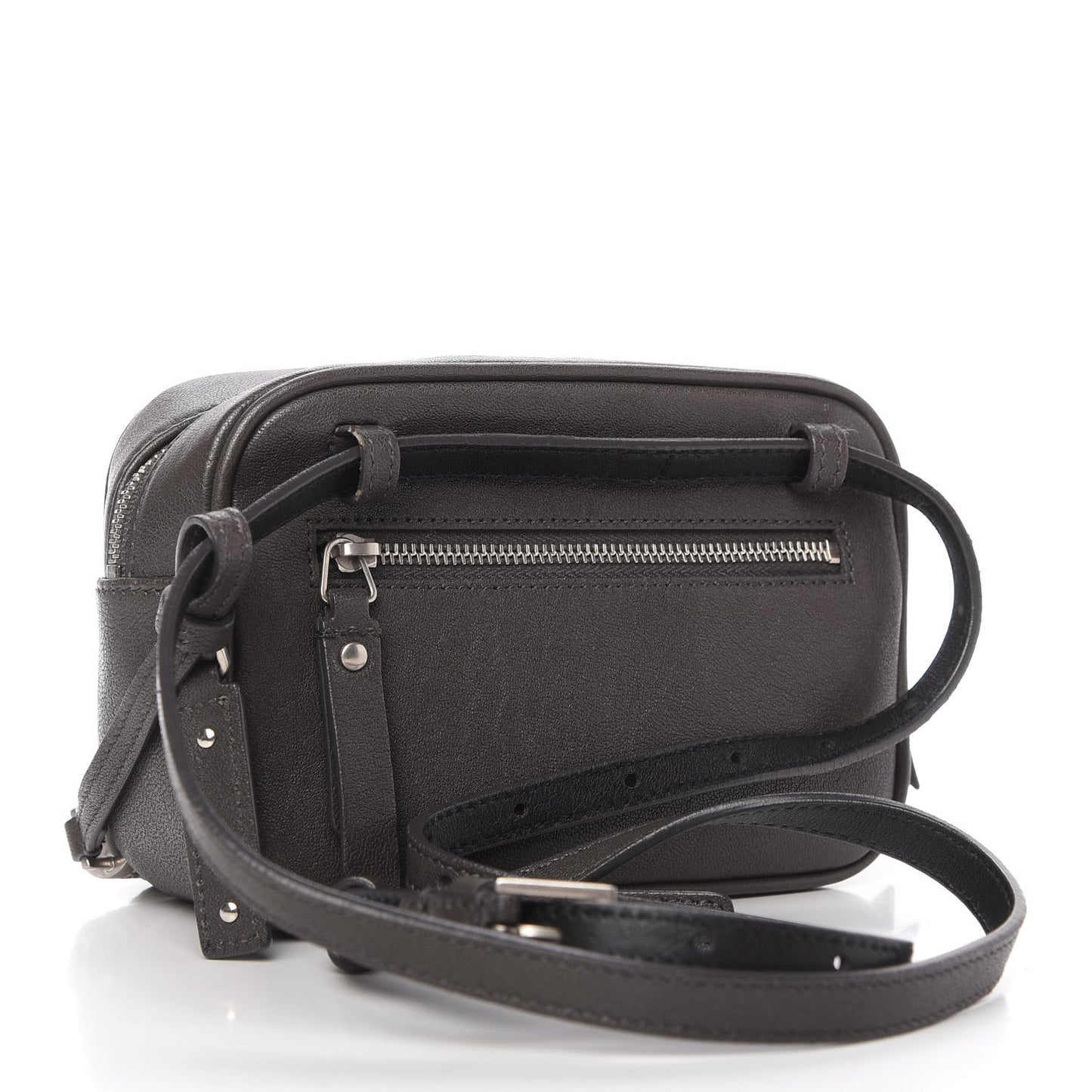 Lambskin Monogram Lou Belt Bag Asphalt