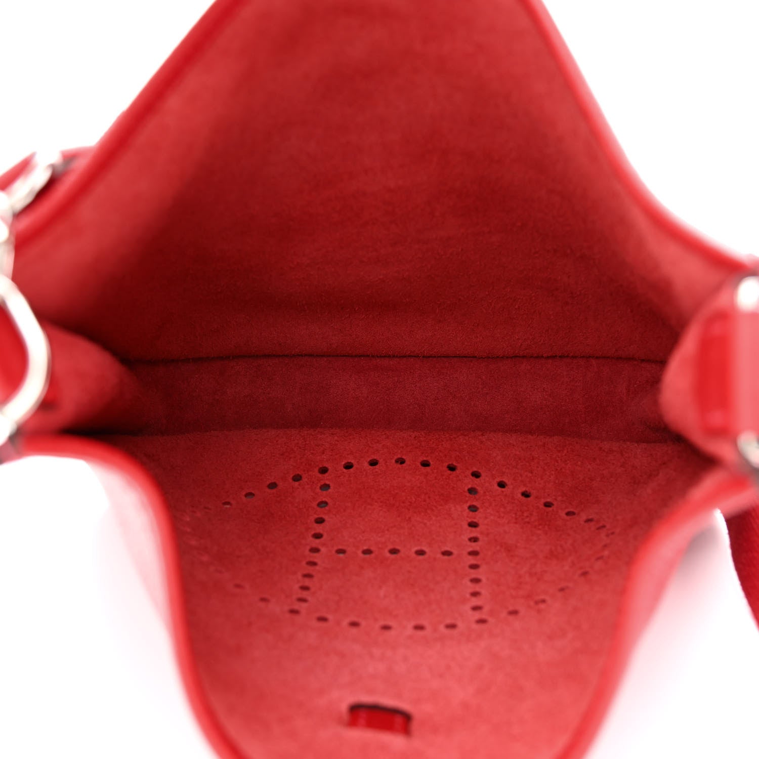 Hermes Taurillon Clemence Evelyne III PM Rouge Casaque 5 of 11