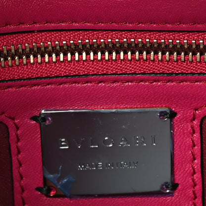 Bulgari Nappa Quilted Serpenti Forever Shoulder Bag  Plum 7 of 10