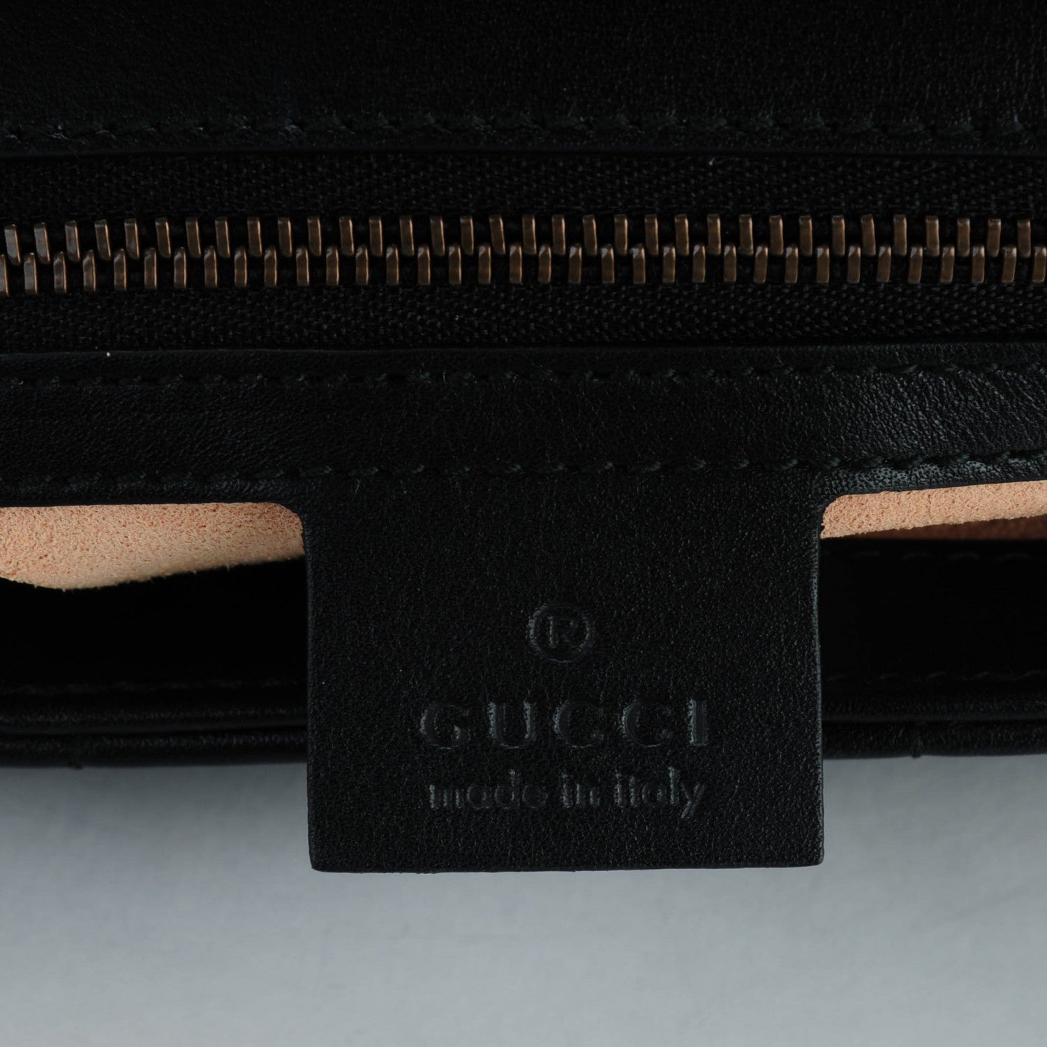Gucci Calfskin Matelasse Studded Small Pearly GG Marmont Shoulder Bag Black 6 of 7