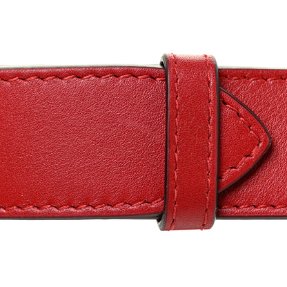 Gucci Calfskin Matelasse GG Marmont Belt Bag 85 34 Hibiscus Red 11 of 11