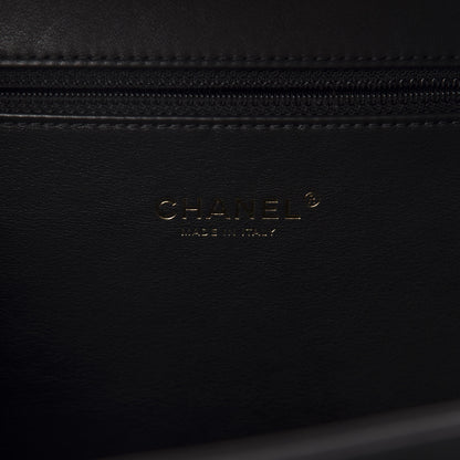 Chanel Caviar Quilted Large CC Filigree Vanity Case Black 8 of 10