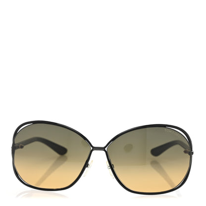 Tom Ford Carla Soft Square Sunglasses TF157 Dark Brown 2 of 8