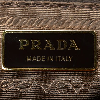 Prada Suede Large Bonnie Shoulder Bag Cocoa Brown 6 of 9