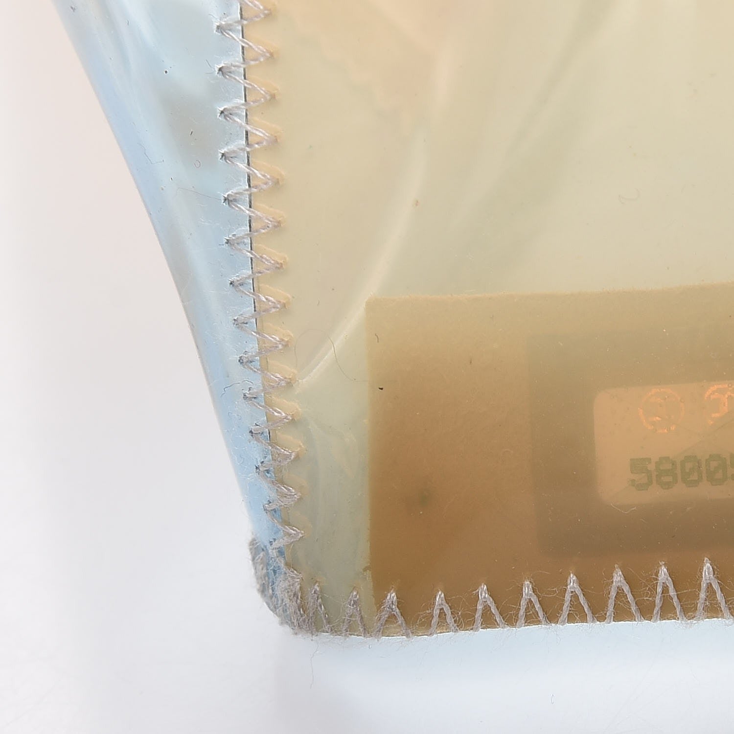 Chanel PVC Stitched Flap Beige Light Blue 13 of 15