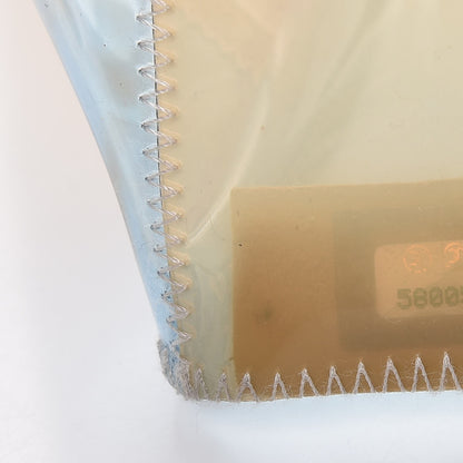 Chanel PVC Stitched Flap Beige Light Blue 13 of 15