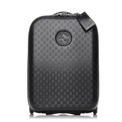 Gucci Imprime Monogram Small Interlocking G Trolley Black 1 of 14