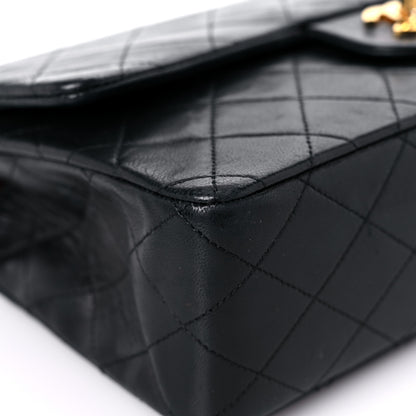 Chanel Lambskin Quilted Medium Double Flap Black 8 of 21