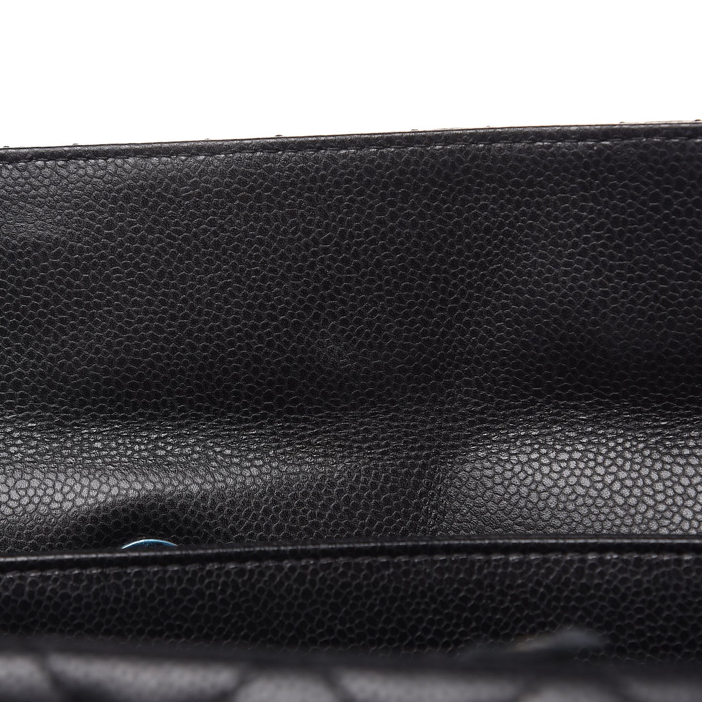 Caviar Quilted City Shopping Tote Black