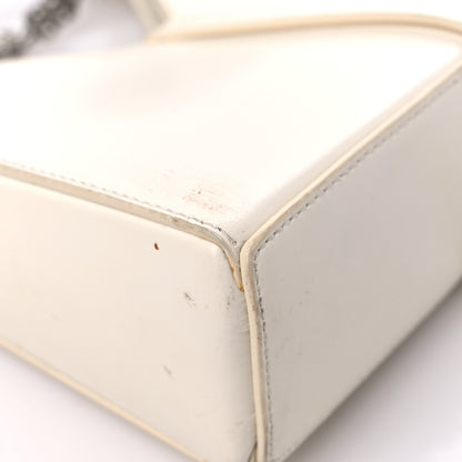 Givenchy Box Calfskin Mini Cut Out Shoulder Bag Ivory 10 of 16