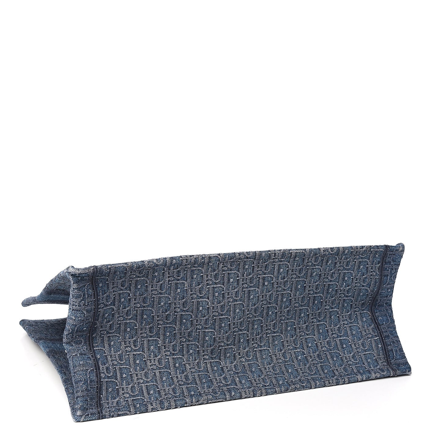 Oblique Denim Book Tote Denim Blue