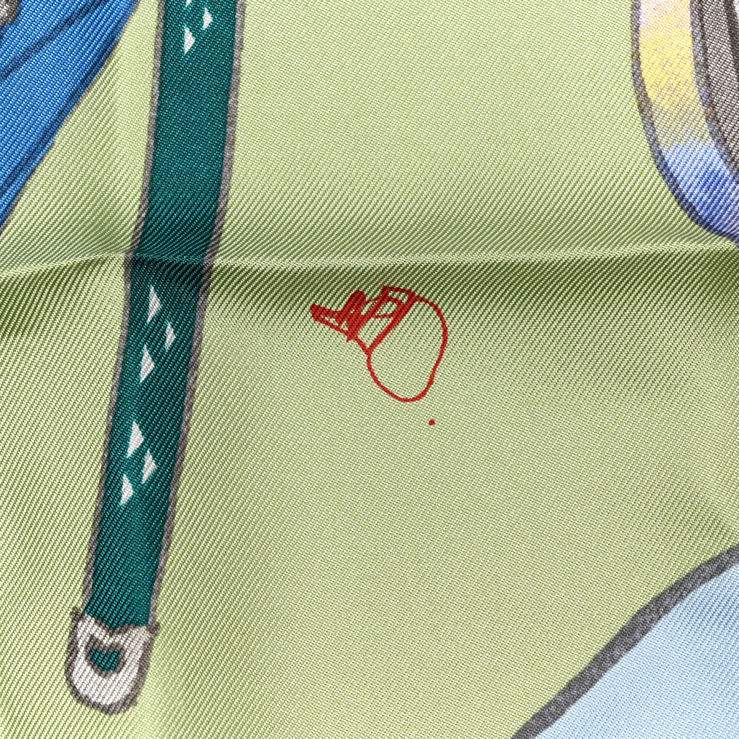 Hermes Silk Les Artisans D'Hermes Scarf 90 7 of 7