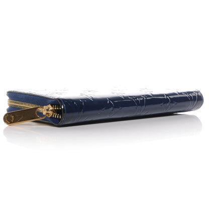 Louis Vuitton Vernis Zippy Wallet Grand Blue 4 of 7