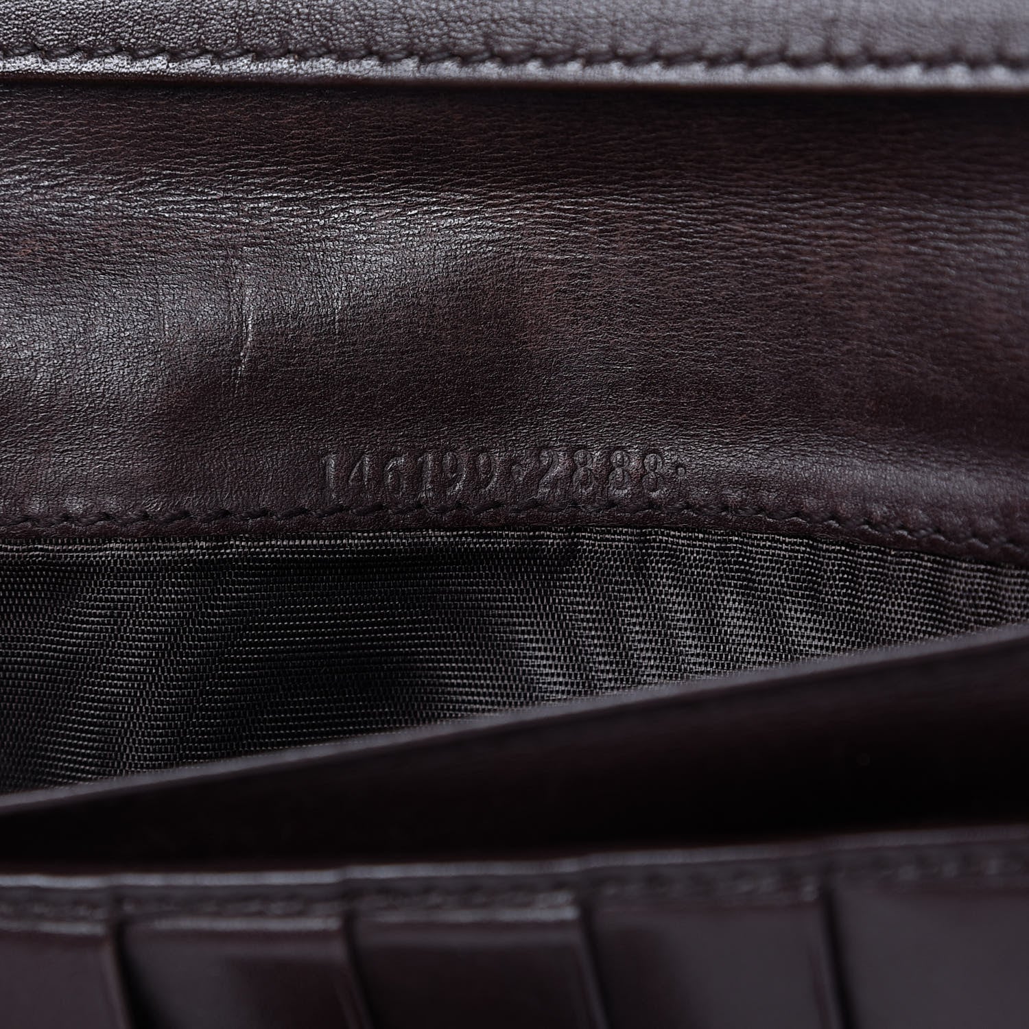 Gucci Guccissima Punch Continental Flap Wallet Brown 9 of 10