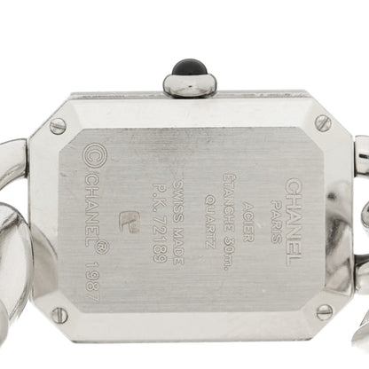 Chanel Stainless Steel 20mm Chain Premiere Quartz Watch Black 4 of 4